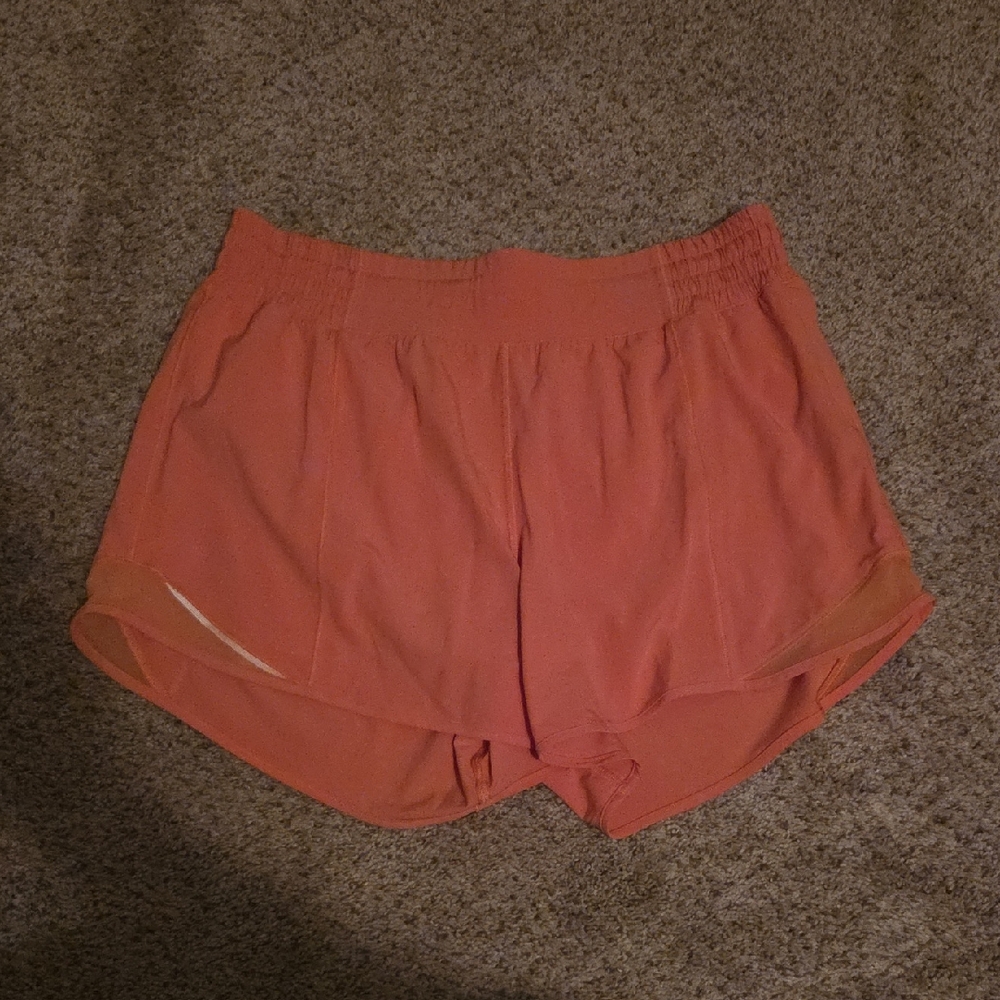 Lululemon Women's Orange Shorts, Size 10